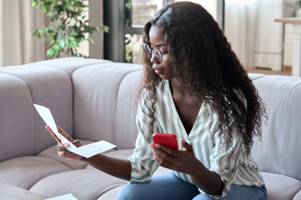 Young,Smart,Serious,African, black, Businesswoman,In,Glasses,Sitting,On,Sofa, bereaved, death