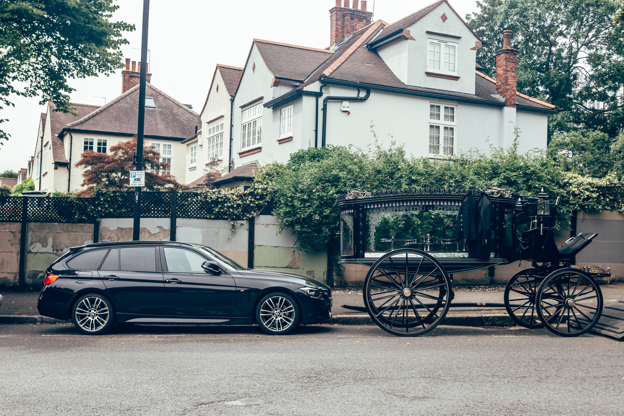 funeral planning hearse carriage horse drawn